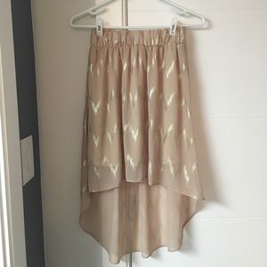 Gold skirt